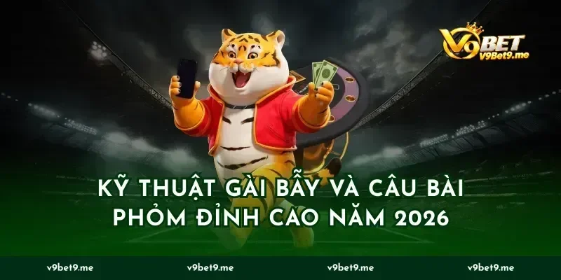 Kỹ thuật gài bẫy và câu bài phỏm đỉnh cao năm 2026